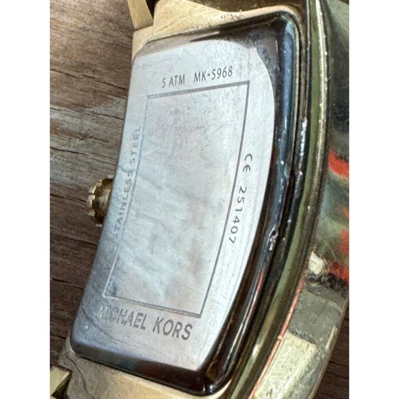 MICHAEL KORS Denali Gold Dial Yellow Gold Ion-plated Ladies Watch MK5968 - Picture 5 of 6